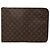 Sac business Portfolio Louis Vuitton Monogram Poche Documents Marron