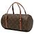 Borsa a mano Louis Vuitton Monogram Papillon 26 Marrone Castaño - vista 2