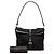 Borsa a tracolla Gucci Jackie in tela nera Nero - vista 7
