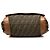 Borsa a tracolla Fendi Zucca Canvas FF marrone - vista 3