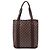Borsa Tote Louis Vuitton Damier Ebene Cabas Beaubourg Marrone