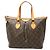 Borsa Satchel Louis Vuitton Monogram Palermo PM Marrone