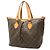 Borsa Satchel Louis Vuitton Monogram Palermo PM Marrone - vista 2