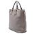 Sac Tote Prada Vitello Daino avec fermeture éclair latérale, Gris - vue 2