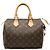 Brown Louis Vuitton Monogram Speedy 25 Boston Bag