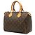 Brown Louis Vuitton Monogram Speedy 25 Boston Bag - view 2