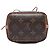 Borsa a secchiello Louis Vuitton Monogram Nano Noe Marrone - vista 3