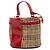 Necessaire Burberry Haymarket Check Canvas rosso - vista 2