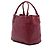 Borsa Tote Satchel aperta convertibile Prada Vitello Daino rossa Rosso - vista 2