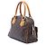 Sac à main Louis Vuitton Monogram Manhattan PM Marron - vue 2