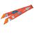 Pañuelo Twilly de seda Hermès Merveilleuses Lanternes Naranja
