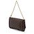 Borsa Louis Vuitton Damier Ebene Favorite MM Marrone - vista 2
