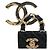 Gold Chanel CC vergoldete gesteppte Emaille-Flap-Bag Brosche Golden - Ansicht 4