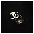 Gold Chanel CC vergoldete gesteppte Emaille-Flap-Bag Brosche Golden - Ansicht 7