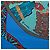 Hermès Art des Steppes Seidentuch Blau 90 Scarves - Ansicht 7