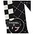 Chanel 31 Rue Cambon Bedruckter Seiden-Twilly Schal Schwarz - Ansicht 3