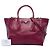 Double Borsa Satchel Prada in vitello Glace rossa con doppio manico e doppia tasca Rosso - vista 7