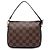 Borsa a mano Louis Vuitton Damier Ebene Trousse Pochette Marrone