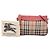 Borsa a tracolla Burberry Haymarket Check Peyton in nylon beige - vista 7