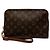 Borsa a Pochette Louis Vuitton Monogram Orsay Marrone