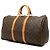 Borsa da viaggio Louis Vuitton Monogram Keepall 50 Marrone - vista 2