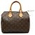 Louis Vuitton Monogram Speedy 25 Boston Tasche Braun