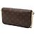 Borsa a tracolla Louis Vuitton Monogram Pochette Felicie Marrone - vista 2