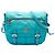 Bolsa Messenger Prada em Tessuto azul com acabamento em Saffiano, fecho de correr e fivela dupla