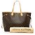 Louis Vuitton Monogram Neverfull GM Tote Bag Braun - Ansicht 7