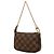 Borsa a mano Louis Vuitton Damier Ebene Mini Pochette Accessoires Marrone - vista 2
