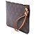 Pouch Louis Vuitton Monogram Neverfull MM Marrone - vista 2
