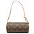 Louis Vuitton Monogram Papillon Pochette Handtasche Braun