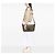 Borsa a tracolla Gucci GG Supreme Interlocking G beige - vista 6