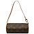 Louis Vuitton Monogram Papillon Pochette Handtasche Braun