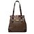 Borsa Tote Louis Vuitton Damier Ebene Hampstead GM Marrone