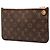 Pouch Louis Vuitton Monogram Neverfull MM Marrone - vista 2