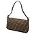 Borsa a spalla Baguette Fendi Zucca Canvas Marrone - vista 2
