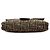 Borsa a spalla Baguette Fendi Zucca Canvas Marrone - vista 3