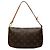 Louis Vuitton Monogram Pochette Accessoires Schultertasche Braun