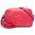 Borsa a tracolla Soho Disco Gucci in pelle di vitello rosa