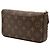 Borsa a tracolla Louis Vuitton Monogram Pochette Felicie Marrone - vista 2