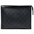 Borsa a pochette Louis Vuitton Monogram Eclipse Pochette Voyage MM nera Nero