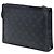 Borsa a pochette Louis Vuitton Monogram Eclipse Pochette Voyage MM nera Nero - vista 2