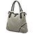 Borsa Satchel Louis Vuitton Monogram Idylle Elegie Grigia Grigio - vista 2