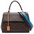 Borsa Satchel Louis Vuitton Monogram Cluny MM Marrone