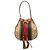 Beige Gucci GG Canvas Web Rania Drawstring Hobo
