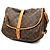 Borsa a tracolla Louis Vuitton Monogram Saumur 35 Marrone - vista 2