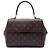 Borsa Satchel Louis Vuitton Monogram Cluny BB Marrone