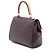 Borsa Satchel Louis Vuitton Monogram Cluny BB Marrone - vista 2