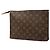 Beauty case Louis Vuitton Monogram marrone 26 Clutch Bag - vista 2